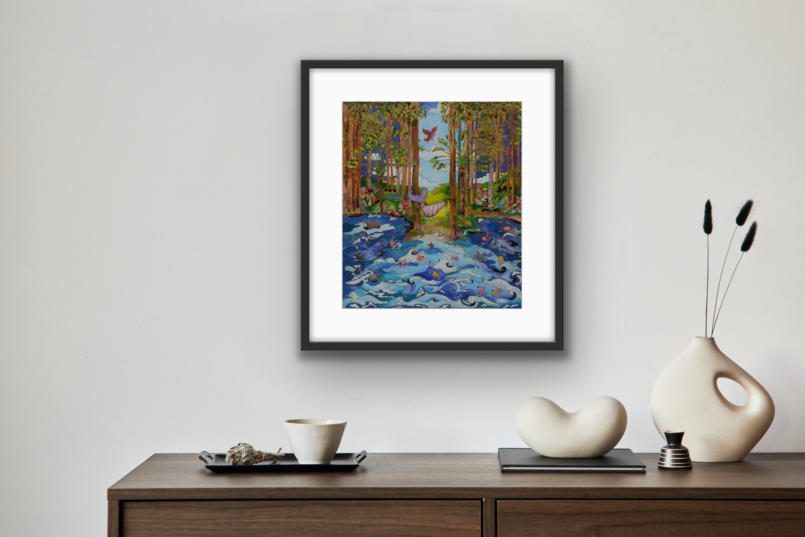 The Girl and the Sea - Giclee